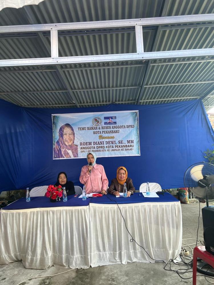 Laksanakan Reses, Roem Diani Dewi Serap Aspirasi Masyarakat di Jalan Tanjung Karang Kelurahan Pesisir